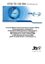 Die Norm ETSI TS 132584-V11.0.0 31.10.2012 Ansicht