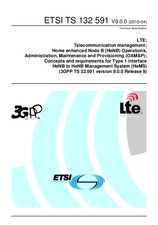 Die Norm ETSI TS 132591-V9.0.0 16.4.2010 Ansicht