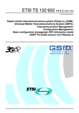 Die Norm ETSI TS 132602-V4.0.0 24.7.2001 Ansicht