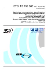 Die Norm ETSI TS 132603-V5.2.0 30.6.2003 Ansicht