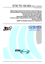 Die Norm ETSI TS 132603-V6.3.1 27.4.2005 Ansicht