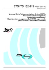 Die Norm ETSI TS 132613-V4.0.0 6.8.2001 Ansicht