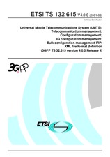 Die Norm ETSI TS 132615-V4.0.0 30.7.2001 Ansicht