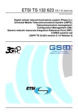 Die Norm ETSI TS 132623-V5.1.0 31.3.2003 Ansicht