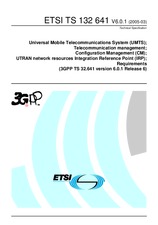 UNGÜLTIG ETSI TS 132641-V6.0.0 28.1.2005 Ansicht