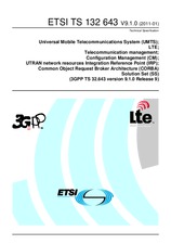 Die Norm ETSI TS 132643-V9.1.0 14.1.2011 Ansicht