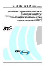 Die Norm ETSI TS 132644-V4.2.0 30.6.2003 Ansicht