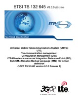Die Norm ETSI TS 132645-V8.3.0 28.9.2012 Ansicht