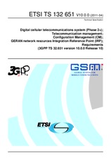 Die Norm ETSI TS 132651-V10.0.0 29.4.2011 Ansicht