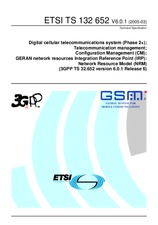 UNGÜLTIG ETSI TS 132652-V6.0.0 28.1.2005 Ansicht