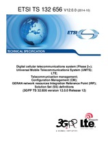 Die Norm ETSI TS 132656-V12.0.0 24.10.2014 Ansicht