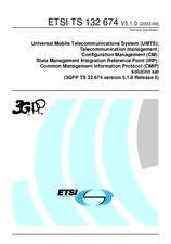 Die Norm ETSI TS 132674-V5.1.0 30.9.2003 Ansicht