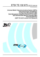Die Norm ETSI TS 132675-V6.2.0 30.6.2006 Ansicht