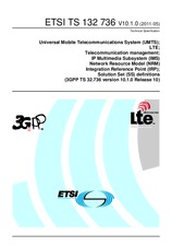 Die Norm ETSI TS 132736-V10.1.0 16.5.2011 Ansicht