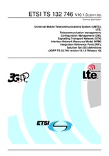 Die Norm ETSI TS 132746-V10.1.0 10.5.2011 Ansicht