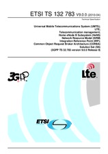 Die Norm ETSI TS 132783-V9.0.0 22.4.2010 Ansicht
