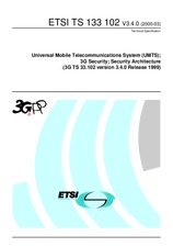 Die Norm ETSI TS 133102-V3.4.0 31.3.2000 Ansicht