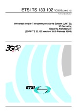 Die Norm ETSI TS 133102-V3.6.0 31.10.2000 Ansicht