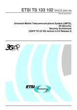 Die Norm ETSI TS 133102-V4.2.0 30.9.2001 Ansicht