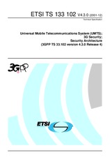 Die Norm ETSI TS 133102-V4.3.0 31.12.2001 Ansicht