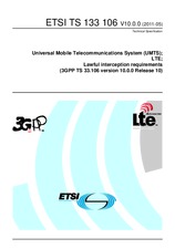 Die Norm ETSI TS 133106-V10.0.0 16.5.2011 Ansicht