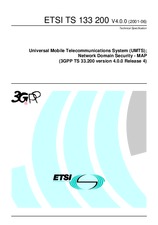 Die Norm ETSI TS 133200-V4.0.0 31.7.2001 Ansicht