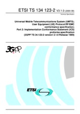 Die Norm ETSI TS 134123-2-V3.1.0 30.9.2000 Ansicht