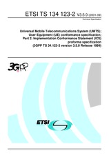 Die Norm ETSI TS 134123-2-V3.5.0 30.9.2001 Ansicht