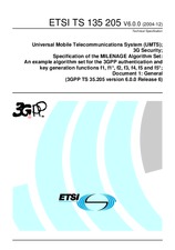 Ansicht ETSI TS 135205-V6.0.0 31.12.2004