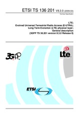Die Norm ETSI TS 136201-V8.3.0 14.4.2009 Ansicht