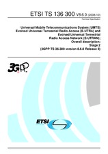Die Norm ETSI TS 136300-V8.6.0 21.10.2008 Ansicht