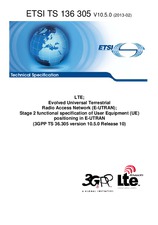 Die Norm ETSI TS 136305-V10.5.0 7.2.2013 Ansicht
