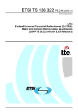 Die Norm ETSI TS 136322-V8.2.0 4.11.2008 Ansicht