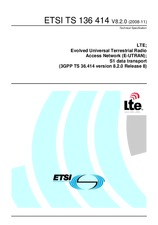 Die Norm ETSI TS 136414-V8.2.0 4.11.2008 Ansicht