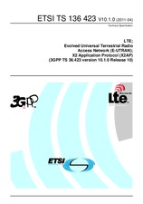 Die Norm ETSI TS 136423-V10.1.0 19.4.2011 Ansicht