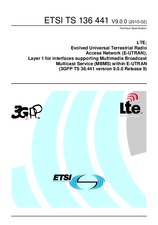 Die Norm ETSI TS 136441-V9.0.0 18.2.2010 Ansicht