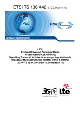 Die Norm ETSI TS 136442-V10.2.0 21.10.2011 Ansicht