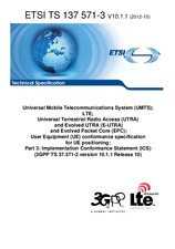 Die Norm ETSI TS 137571-3-V10.1.1 2.10.2012 Ansicht