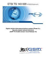 Die Norm ETSI TS 143020-V10.2.0 25.7.2014 Ansicht