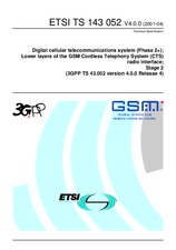 Die Norm ETSI TS 143052-V4.0.0 30.4.2001 Ansicht