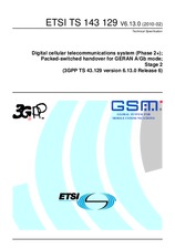 Die Norm ETSI TS 143129-V6.13.0 2.2.2010 Ansicht