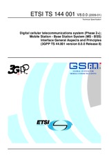 Die Norm ETSI TS 144001-V8.0.0 20.1.2009 Ansicht