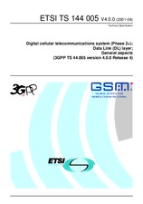 Die Norm ETSI TS 144005-V4.0.0 15.5.2001 Ansicht