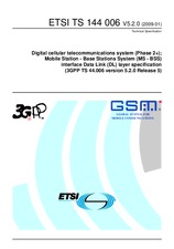 Die Norm ETSI TS 144006-V5.2.0 20.1.2009 Ansicht