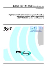 Die Norm ETSI TS 144008-V4.0.0 31.3.2001 Ansicht