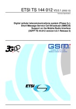 UNGÜLTIG ETSI TS 144012-V5.0.0 30.9.2002 Ansicht