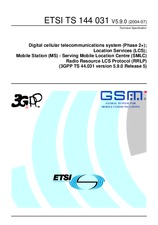 Ansicht ETSI TS 144031-V5.9.0 31.7.2004