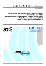 Die Norm ETSI TS 144031-V8.5.0 2.2.2010 Ansicht