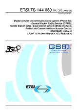 Die Norm ETSI TS 144060-V4.13.0 17.9.2003 Ansicht