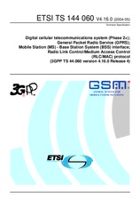 Die Norm ETSI TS 144060-V4.16.0 25.5.2004 Ansicht